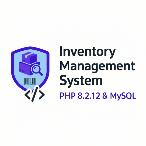 Inventory Management System in PHP & MySQL
